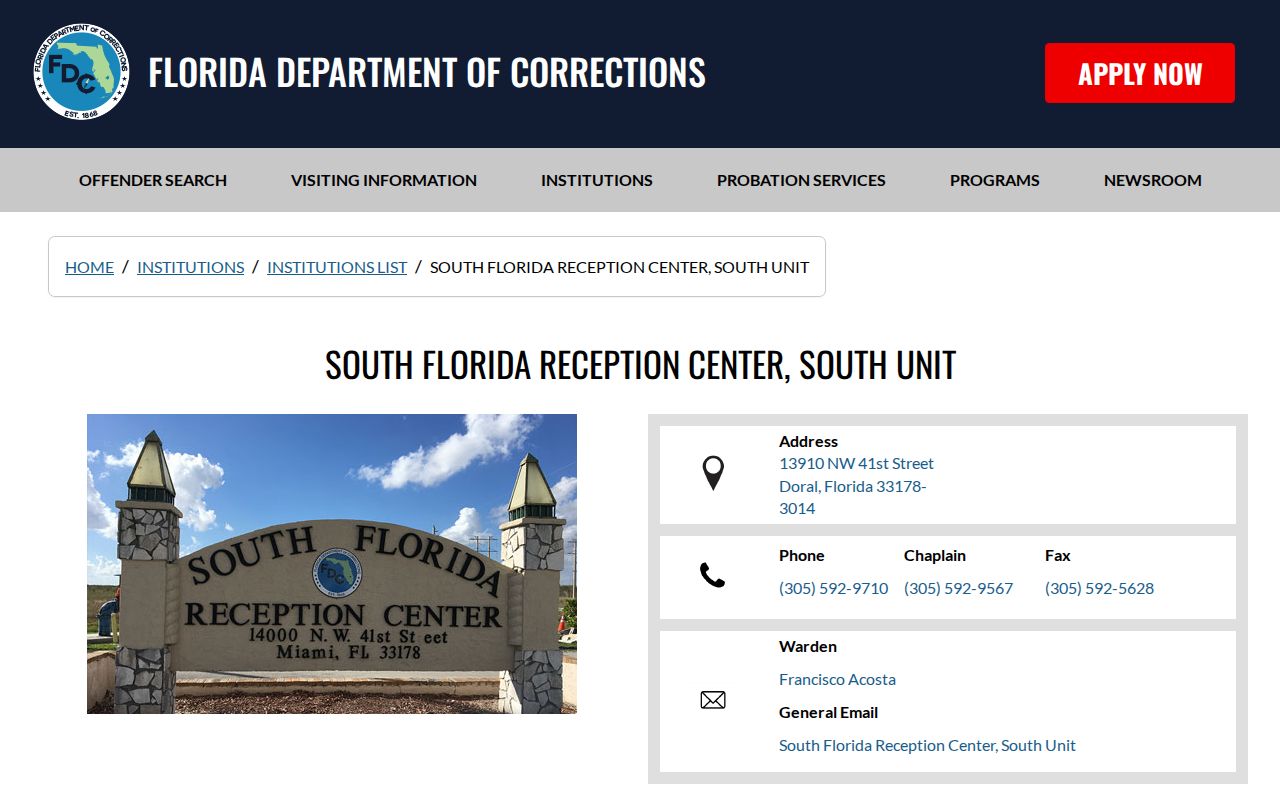 SFRC South Unit release record source